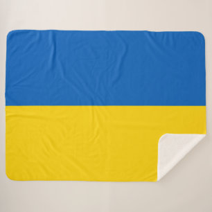 Ukrainische Flagge (Ukraine) Sherpadecke