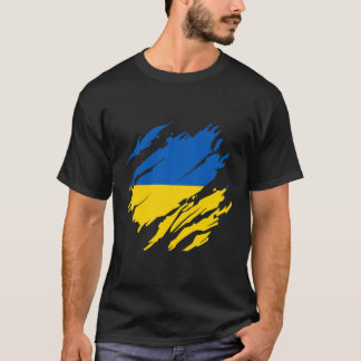 Ukrainische Flagge Ukraine T-Shirt