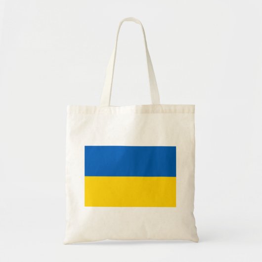 Ukrainische Flagge (Ukraine) Tote Beutel Tragetasche (Vorne)