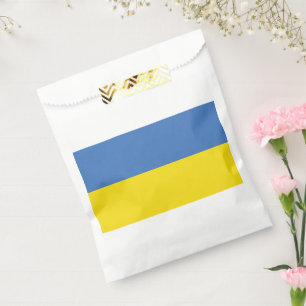 Ukrainische Flagge, Ukrainisch Слава Україні Slava Geschenktütchen