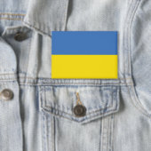 ukrainische Flagge, ukrainische Slawin Ukraini С л Button (Insitu)