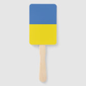 ukrainische Flagge, ukrainische Slawin Ukraini С л Fächer (Rückseite)