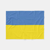 ukrainische Flagge, ukrainische Slawin Ukraini С л Fleecedecke (Vorderseite (Horizontal))
