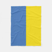 ukrainische Flagge, ukrainische Slawin Ukraini С л Fleecedecke (Vorderseite)