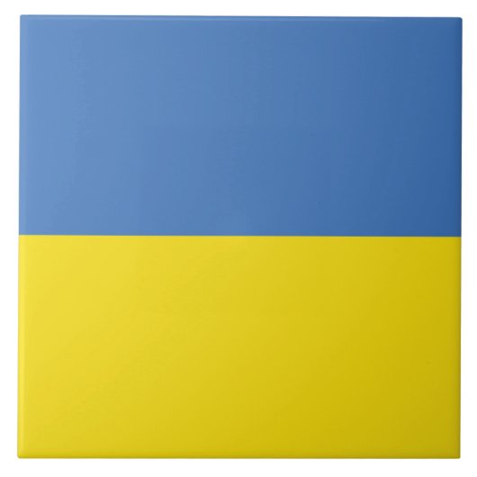 ukrainische Flagge, ukrainische Slawin Ukraini С л Fliese (Vorderseite)