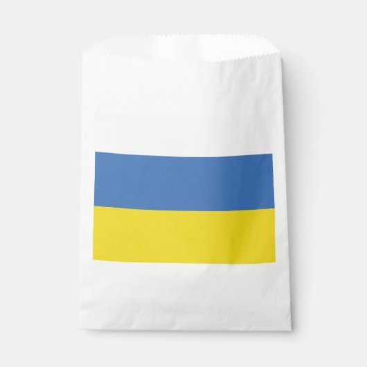 ukrainische Flagge, ukrainische Slawin Ukraini С л Geschenktütchen (Vorderseite)