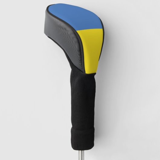 ukrainische Flagge, ukrainische Slawin Ukraini С л Golf Headcover (angewinkelt)