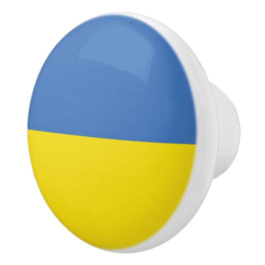 ukrainische Flagge, ukrainische Slawin Ukraini С л Keramikknauf (Rechts)