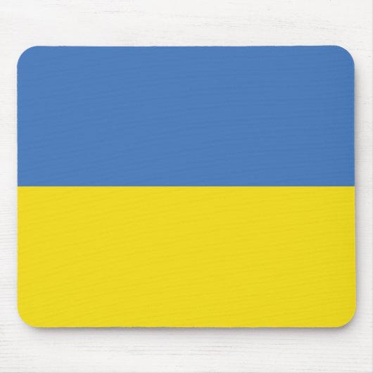 ukrainische Flagge, ukrainische Slawin Ukraini С л Mousepad (Vorne)