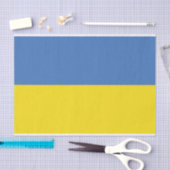 ukrainische Flagge, ukrainische Slawin Ukraini С л Seidenpapier (Handwerk)