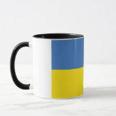 ukrainische Flagge, ukrainische Slawin Ukraini С л Tasse (Links)