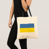 ukrainische Flagge, ukrainische Slawin Ukraini С л Tragetasche (Vorderseite (Produkt))