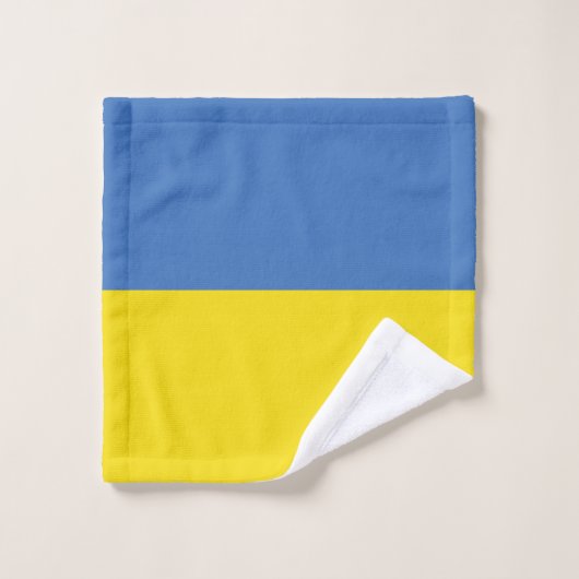 ukrainische Flagge, ukrainische Slawin Ukraini С л Waschlappen (Waschlappen)