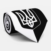 Ukrainische Flagge und ukrainische Länderzuppe - s Krawatte (Gerollt)