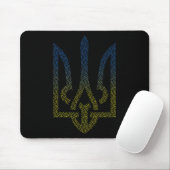 ukrainische Flagge und ukrainische Trident Mousepad (Mit Mouse)