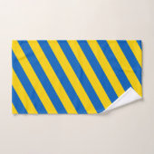 Ukrainische Flagge und ukrainisches Handtuch, Reis Badhandtuch Set (Handtuch)