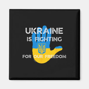 Ukrainische Flagge Unterstützendes Design Ukraine  Magnet