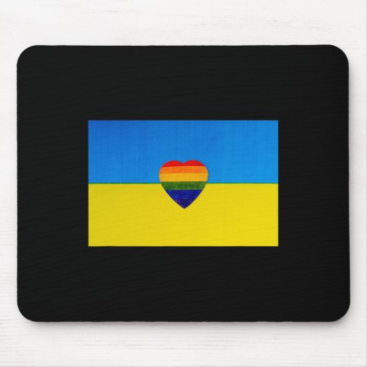 Ukrainische Flagge Unterstützung Ich stehe mit der Mousepad (Vorne)