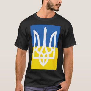 Ukrainische Flagge Vintage Erbe T-Shirt
