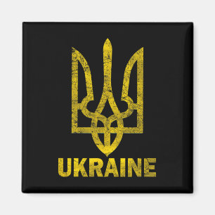 Ukrainische Flagge Vintage Ukraine-Flagge 1 Magnet