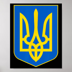 Ukrainische Flagge Vintage Ukraine-Flagge 2 Poster