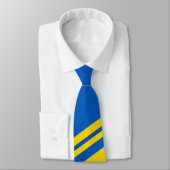Ukrainische Flagge. Wappen. Krawatte (Gebunden)
