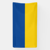Ukrainische Flagge - Zollbannerzeichen Banner (Vertikal)