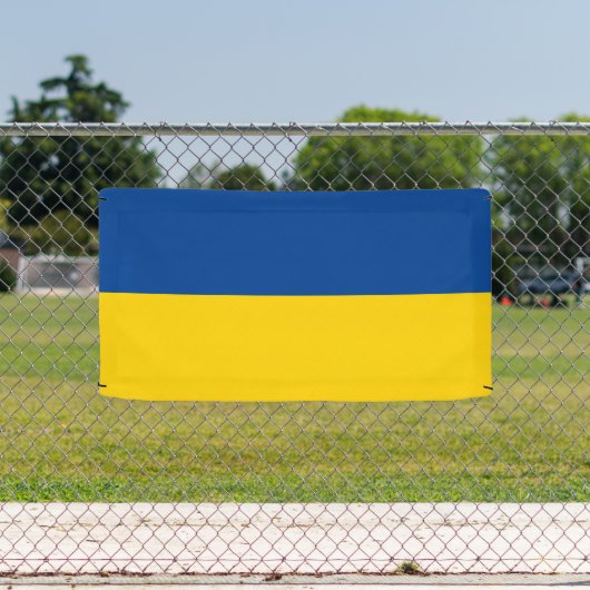 Ukrainische Flagge - Zollbannerzeichen Banner (Insitu)