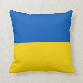 Ukrainische Flaggenfarben Kissen