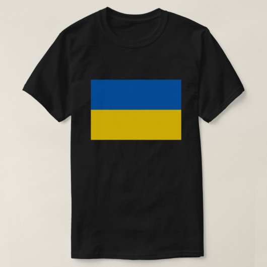 Ukrainische Flaggensolidarität T-Shirt (Design vorne)