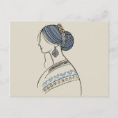 Ukrainische Folkkunst Postkarte (Vorderseite)