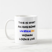 ukrainische Frau, phantastisch Kaffeetasse (Links)