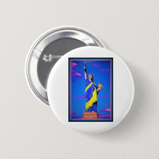 Ukrainische Freiheit Button (Vorne & Hinten)