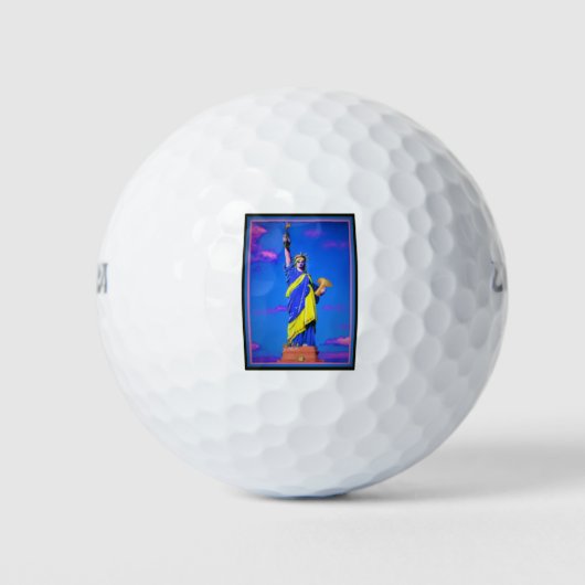 Ukrainische Freiheit Golfball (Vorderseite)