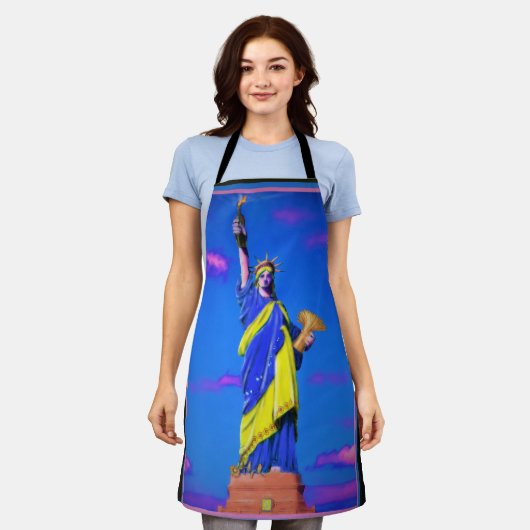 Ukrainische Freiheit Schürze (Getragen)