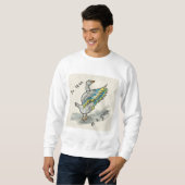 Ukrainische Gans Sweatshirt (Vorne ganz)