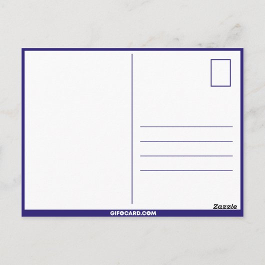 Ukrainische Geburtskarte Postkarte (Rückseite)