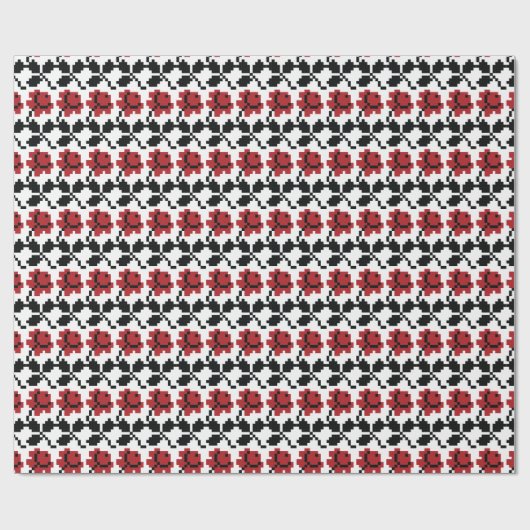 Ukrainische Geschenk-Verpackung Geschenkpapier (Flach)