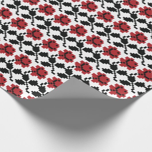 Ukrainische Geschenk-Verpackung Geschenkpapier (Ecke)