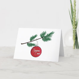 Ukrainische Grußkarte - Weihnachtsfeiertag Karte