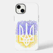 Ukrainische heraldry trident tryzub streut Sterne Case-Mate iPhone Hülle (Rückseite)
