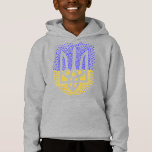 Ukrainische heraldry trident tryzub streut Sterne Hoodie
