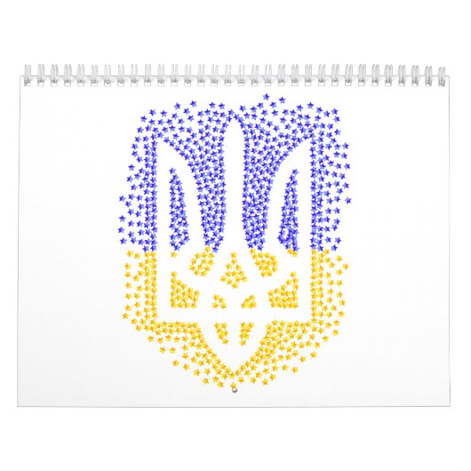 Ukrainische heraldry trident tryzub streut Sterne Kalender (Titelbild)