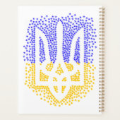 Ukrainische heraldry trident tryzub streut Sterne Planer (Rückseite)