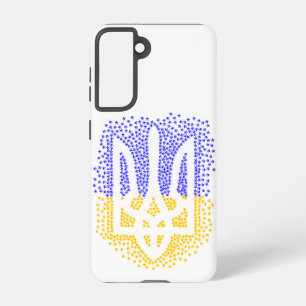 Ukrainische heraldry trident tryzub streut Sterne Samsung Galaxy Hülle