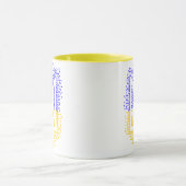 Ukrainische heraldry trident tryzub streut Sterne Tasse (Zentrum)