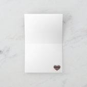 Ukrainische Herzkunst Dankeskarte (Innenseite)