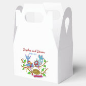 Ukrainische Hochzeitvögel Geschenkschachtel (Geöffnet)