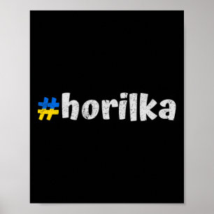 Ukrainische Horilka Lustiges Ukraine Traditionelle Poster