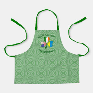 Ukrainische Irische Amerikanische Flaggen Shamrock Schürze